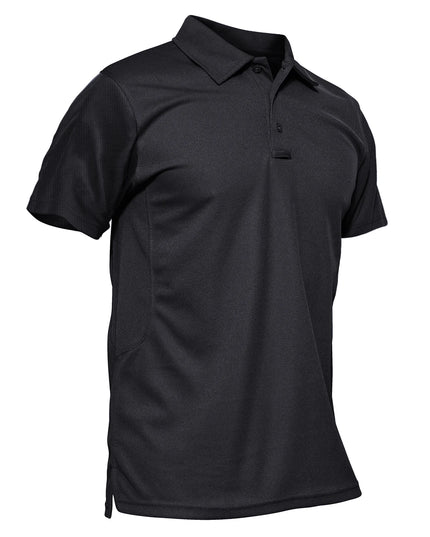 Vibrant Men's Short Sleeve Polo T-Shirt - Quick Dry Fashion Tee