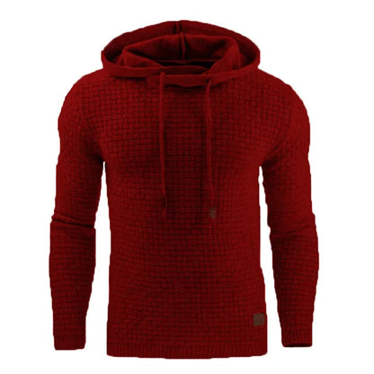 Men's Oversized Casual Hoodie with Zipper - Various Colors