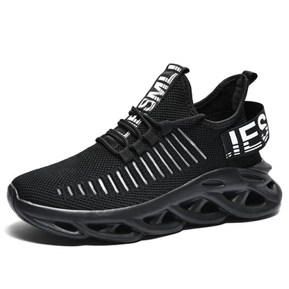 Men's Lightweight Fluorescent Running Sneakers - Breathable, Comfortable, Non-Slip-Various Colors