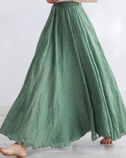 Elegant High-Waisted  Long Skirt for Women 