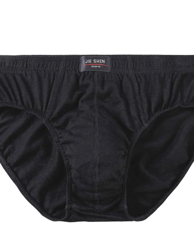 5-Pack 100% Cotton Men's Comfortable Briefs - Various Colors