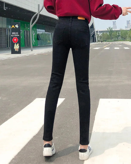 Women’s High Waist Stretch Retro Jeans – Classic & Comfortable Fit for Women