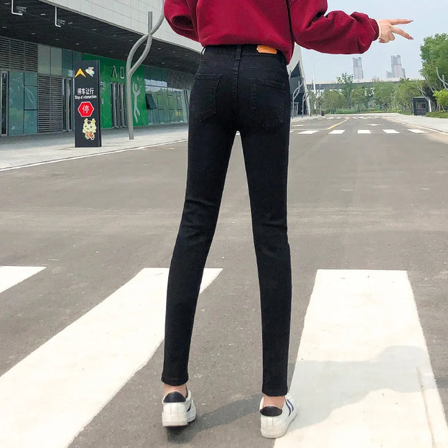 Women’s High Waist Stretch Retro Jeans – Classic & Comfortable Fit for Women