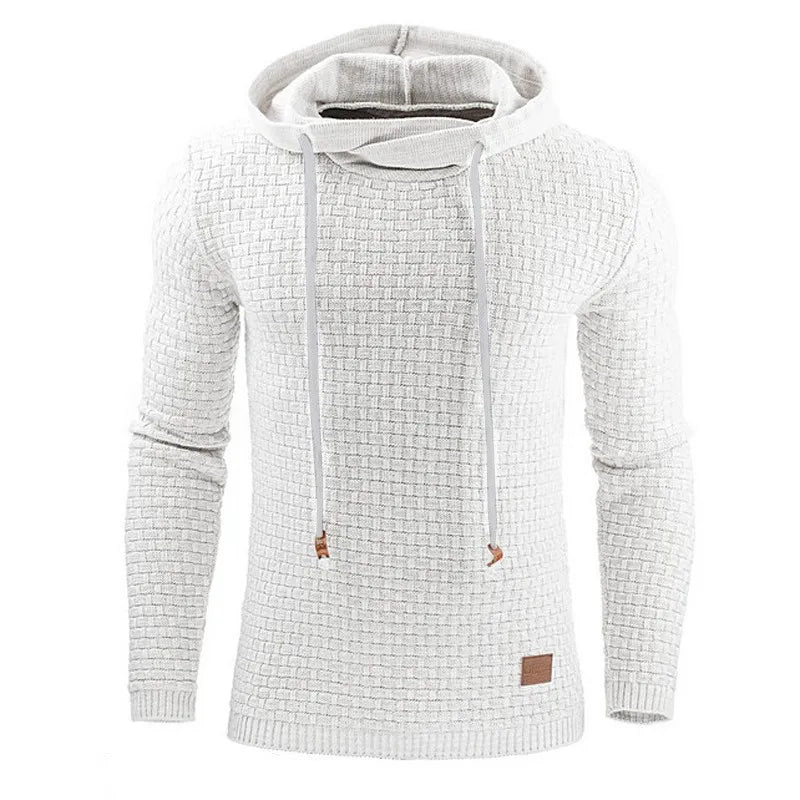 Men's Oversized Casual Hoodie with Zipper - Various Colors