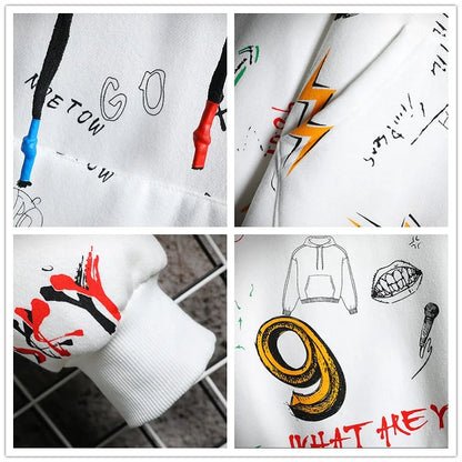 Men's Anime Hoodies – Harajuku Oversized Sweatshirt for Men