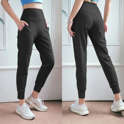 Women’s Quick-Dry High-Waist Loose Fit Gym Sweatpants