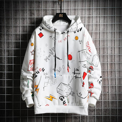 Men's Anime Hoodies – Harajuku Oversized Sweatshirt for Men