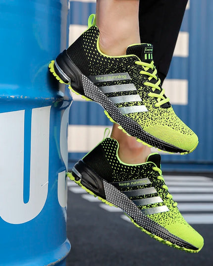 Unisex Running Shoes – Breathable Mesh Sports Sneakers for Optimal Comfort