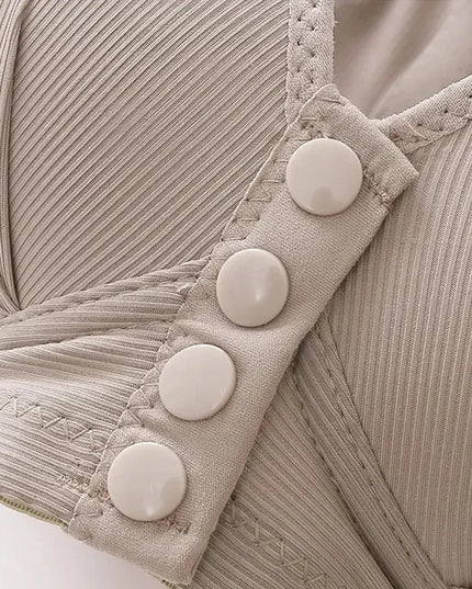 Breathable Women’s Front Button Bra Without Underwire - Various Colors