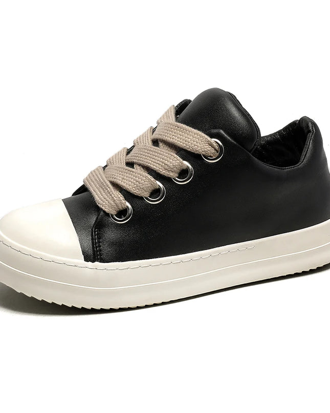 Men's Casual Walking Sneakers with Lace-Up Design