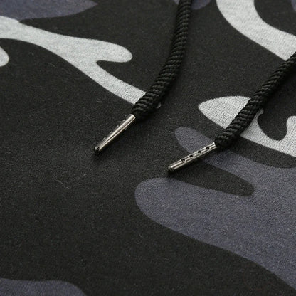 Men's Two-Piece Hooded Sweatshirt & Drawstring Pants Set