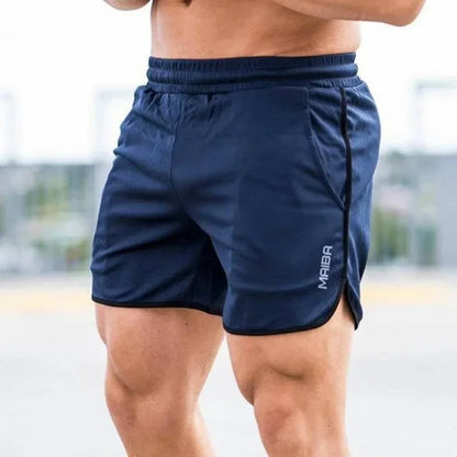 Men's Sports Fitness Shorts with Quick-Dry Fabric