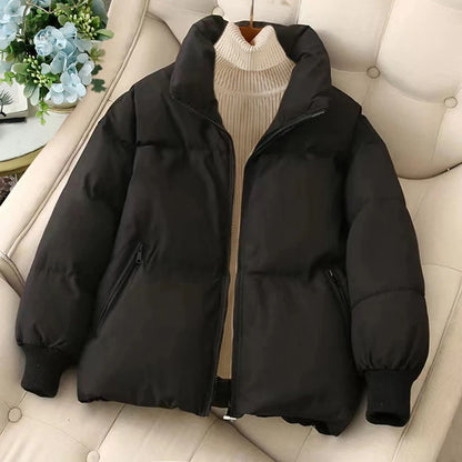 Women's Thermal Thickened Cotton-Padded Zipper Jacket