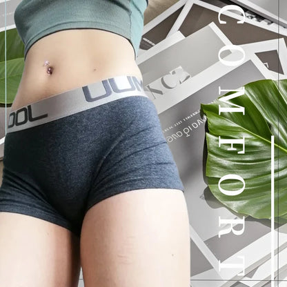 3-Pack Women's Cotton Boxer Briefs – Comfortable Breathable Cotton Underwear for Women