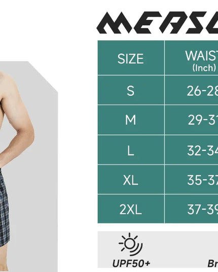 6-Pack Men's Woven Boxer Shorts with Elastic Waistband - Assorted Colors