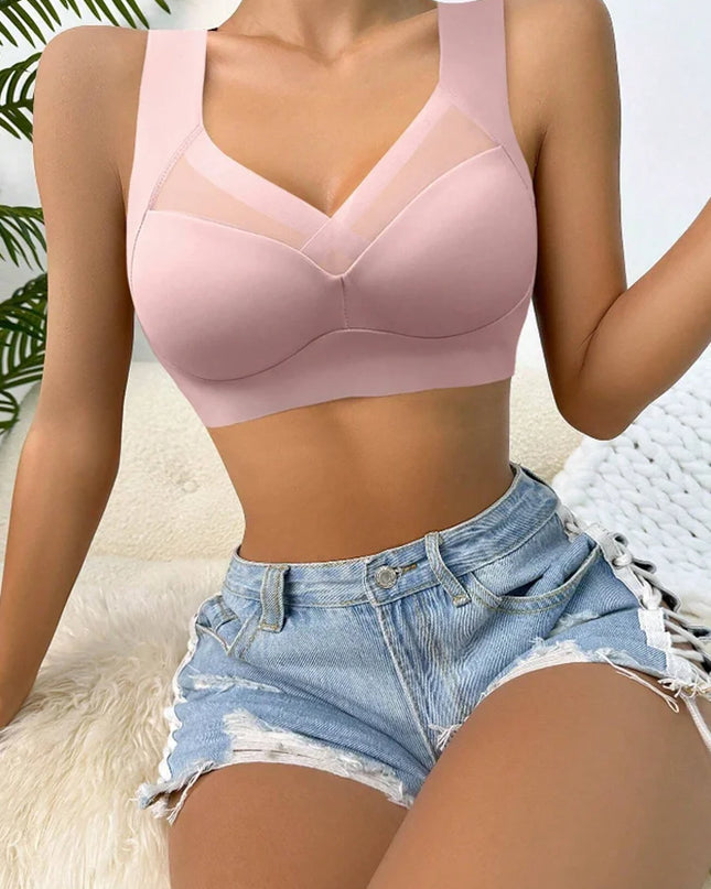 3-Pack Plus Size Women's Lace Backless Sport Bras