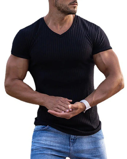 Men's Slim Fit V-Neck T-Shirt