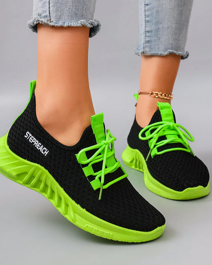 Women's Breathable Mesh Flat Sneakers