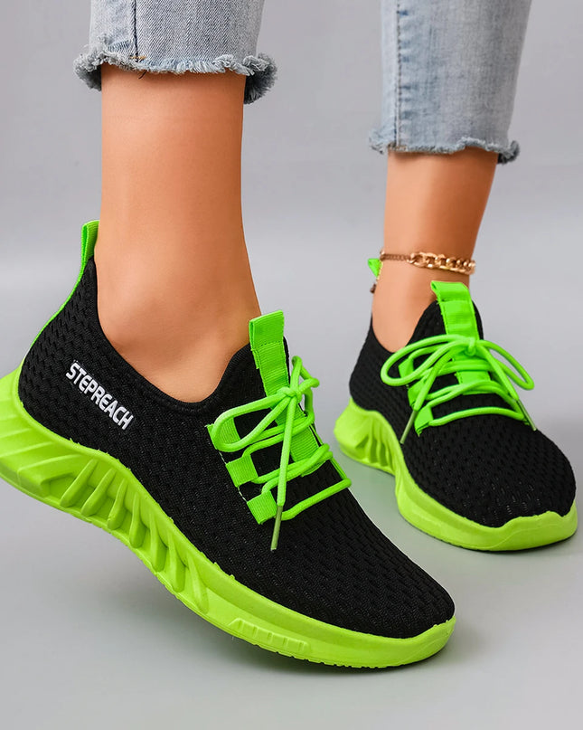 Women's Breathable Mesh Flat Sneakers