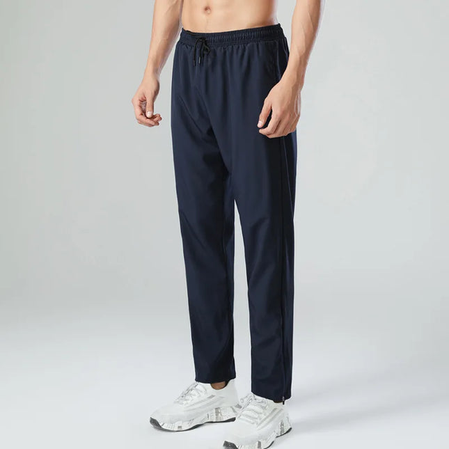 Men's Quick-Dry Sweatpants with Zipper Pockets