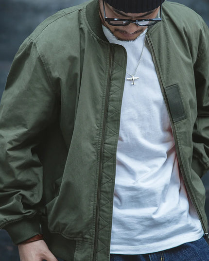 Men's Bomber Zipper Jacket -  Stylish Men's Casual Style Outwear