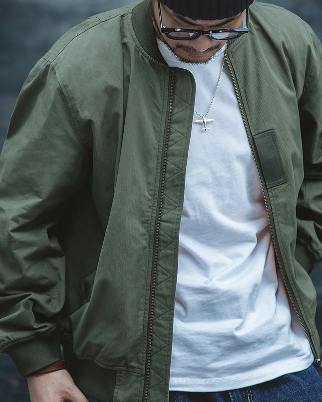 Men's Bomber Zipper Jacket -  Stylish Men's Casual Style Outwear
