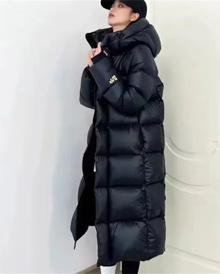 Women's Hooded Puffer Jacket – Cotton Padded, Insulated, Warm Coat for Women