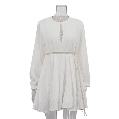 Women's Breathable Wrinkled Loose-Fit Dress