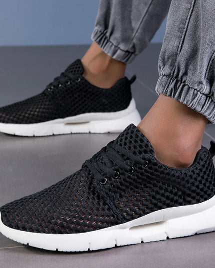 Lightweight Breathable Mesh Sneakers for Men - Comfortable & Stylish Athletic Footwear