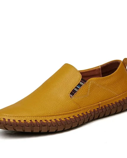 Men's Casual Slip-On Shoes in Genuine Leather
