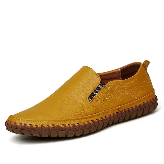 Men's Casual Slip-On Shoes in Genuine Leather