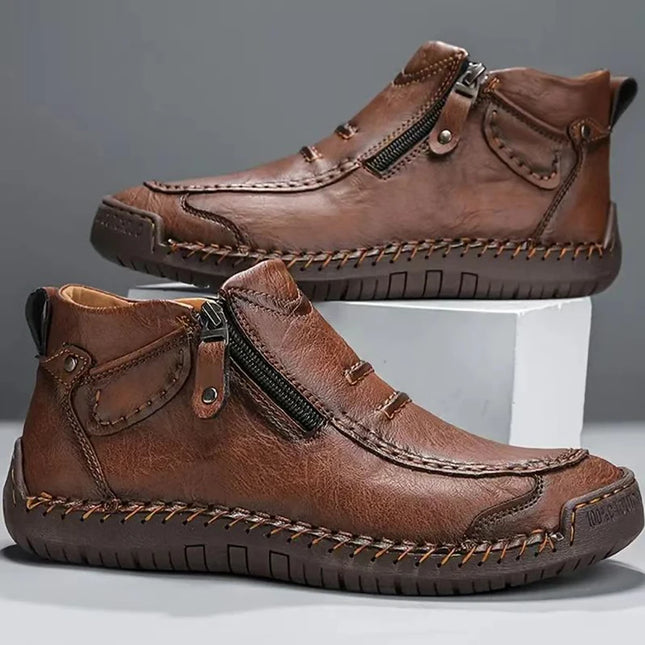 Handcrafted Men's Casual Leather Shoes