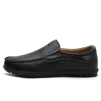 Premium Men's Leather Slip-On Shoes – Stylish & Comfortable Loafers for Men