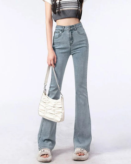 Women's Slim Fit High Waist Flared Jeans