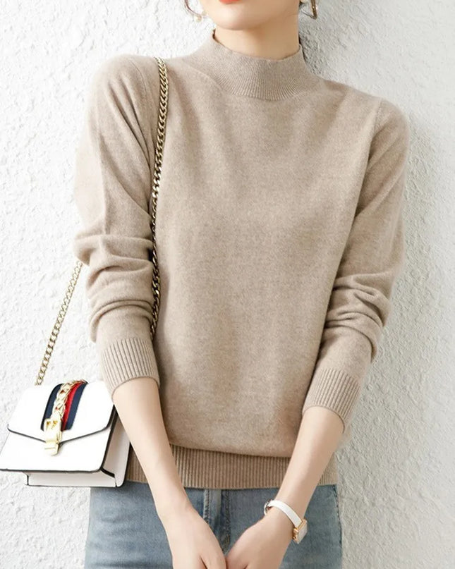 Women's Slim Fit Turtleneck Sweater
