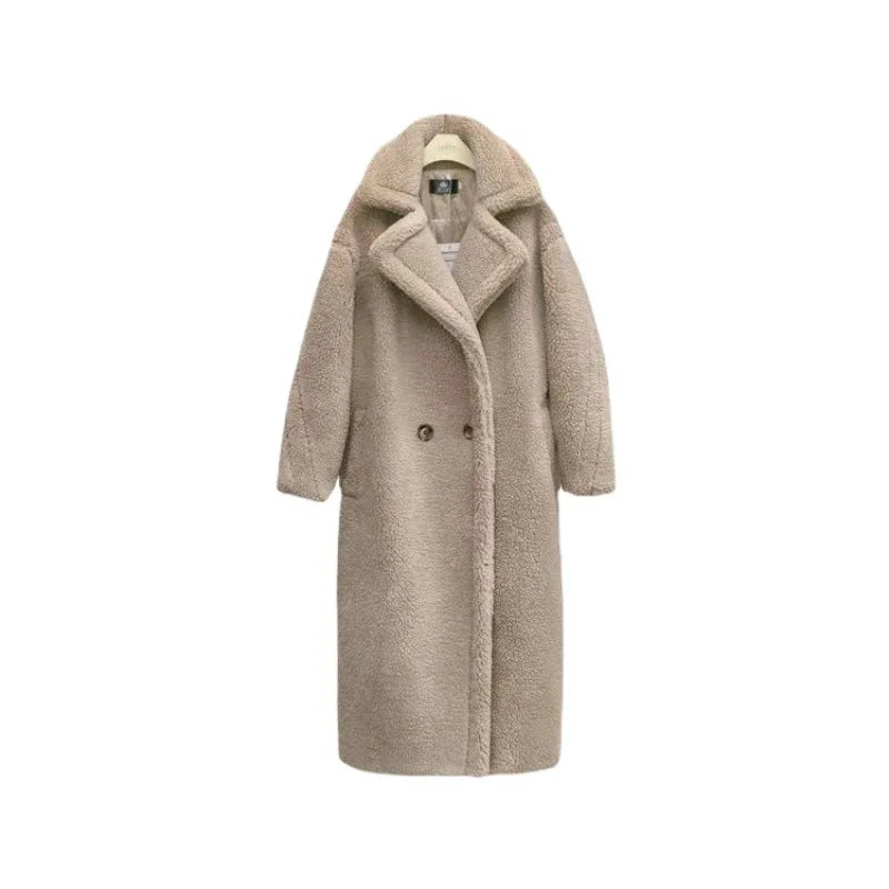 Women's Faux Fur Coat - Long, Thick, Warm, Elegant Winter Coat for Women
