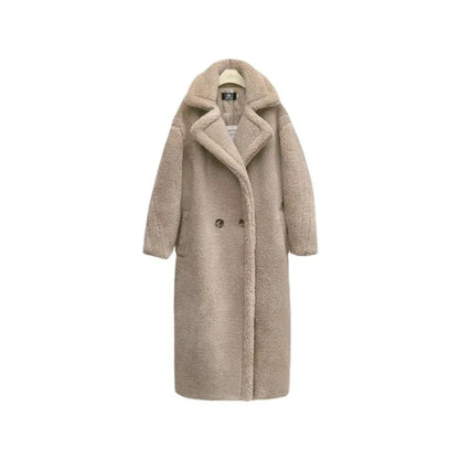 Women's Faux Fur Coat - Long, Thick, Warm, Elegant Winter Coat for Women