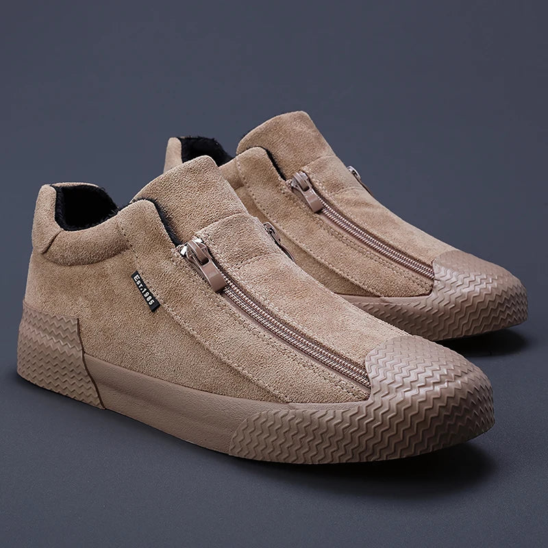 Men's High-Top Canvas Sneakers | Casual & Comfortable Footwear for Men