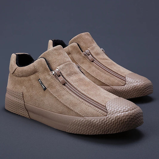 Men's High-Top Canvas Sneakers | Casual & Comfortable Footwear for Men