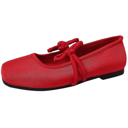 Elegant Women’s Satin Mary Jane Shoes