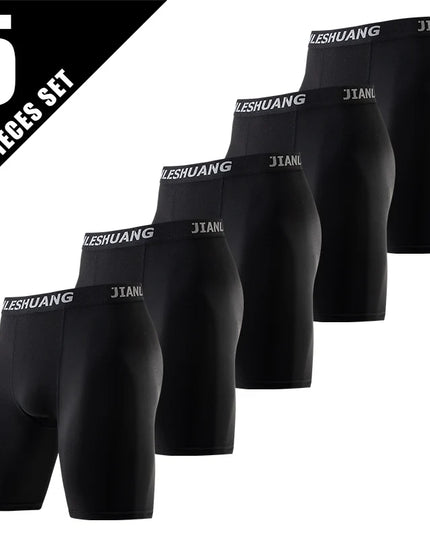 Men’s Classic Quick-Dry Stretch Boxer Briefs — 5 or 10-Pack