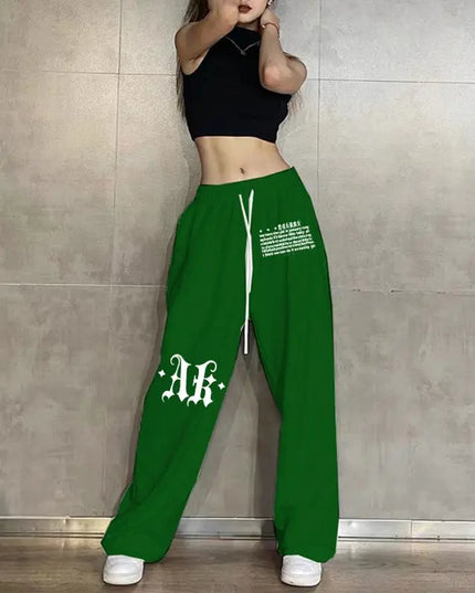 Women's Loose Fit Sweatpants with Drawstring & Elastic Waist