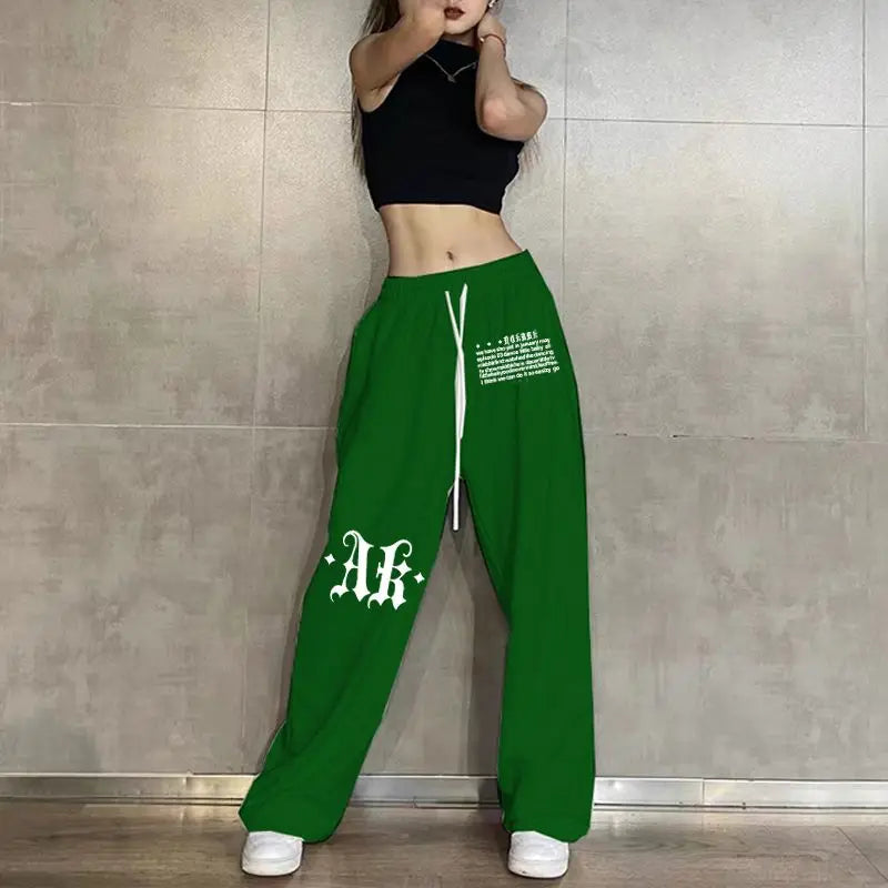 Women's Loose Fit Sweatpants with Drawstring & Elastic Waist