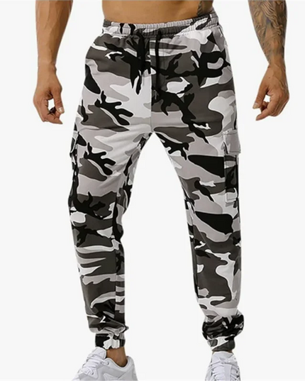 Men's Camouflage Sweatpants - Comfortable Joggers for Casual & Active Wear