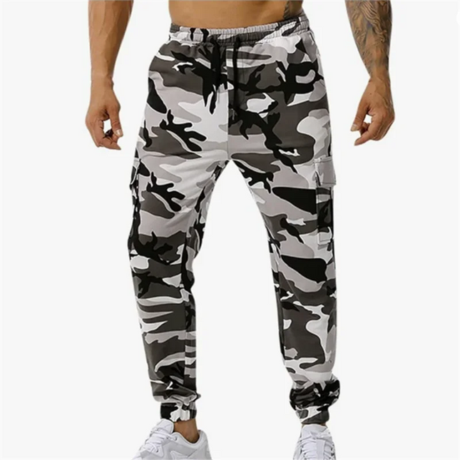 Men's Camouflage Sweatpants - Comfortable Joggers for Casual & Active Wear