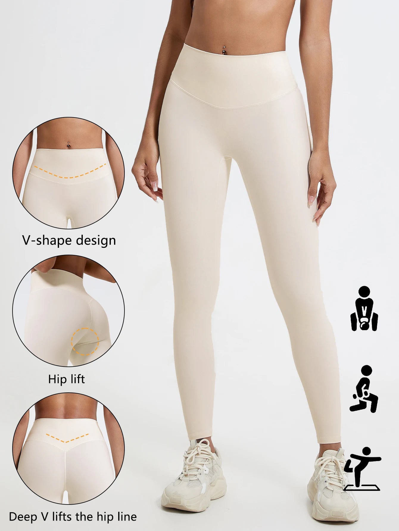 Women's High-Waist Activewear Leggings