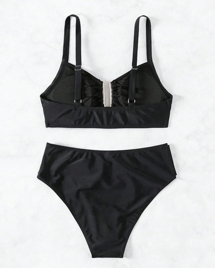 High-Waisted Women's Two-Piece Swimsuit