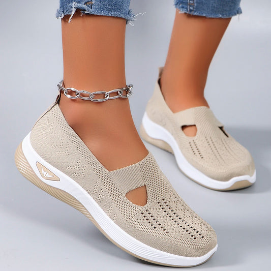 Women's Lightweight Breathable Non-Slip Sneakers - Various Colors