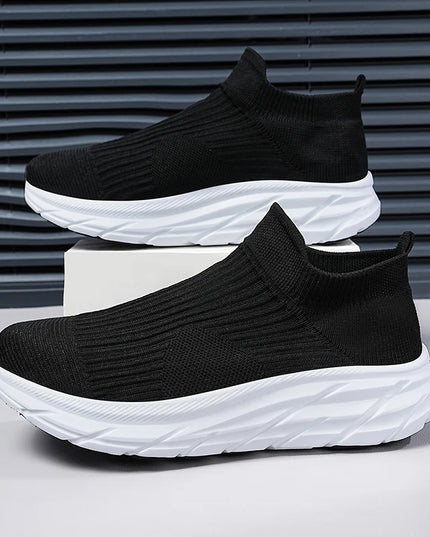 Unisex Breathable Lightweight Non-Slip Sneakers with Thick Sole