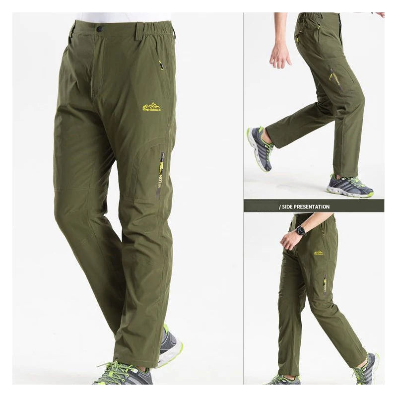 Men's Lightweight Quick-Drying Hiking Pants – Breathable, Thin, and Moisture-Wicking for Outdoor Adventure